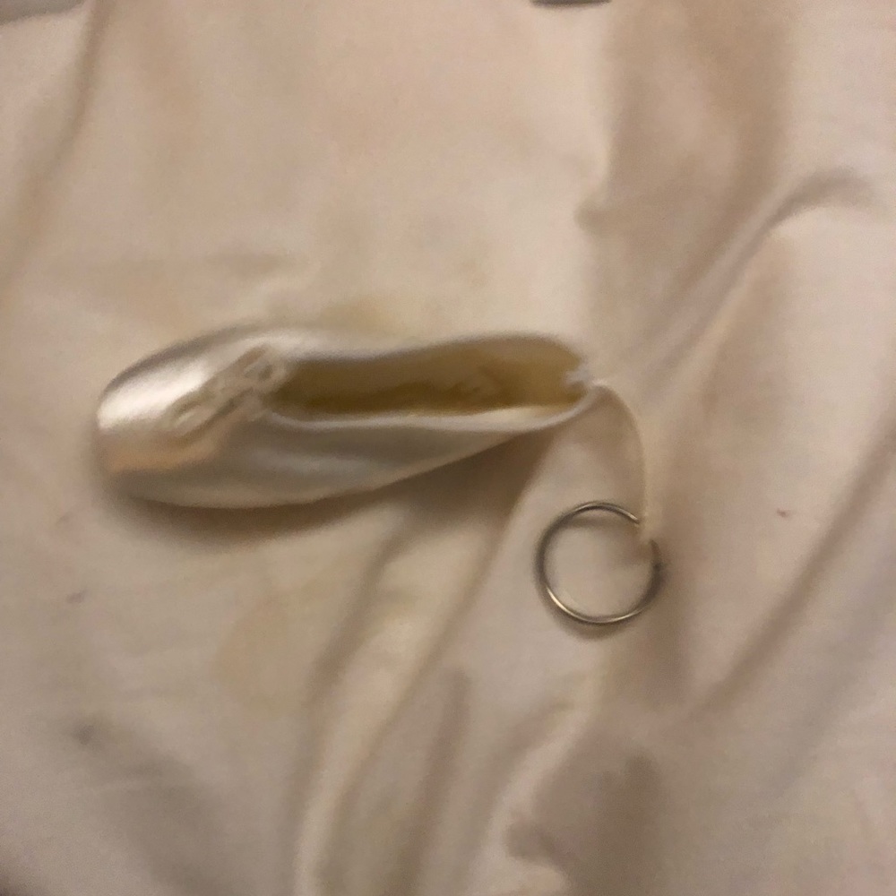 Purchased at Freed of London in the theatre district the satin ballet shoe!!!
